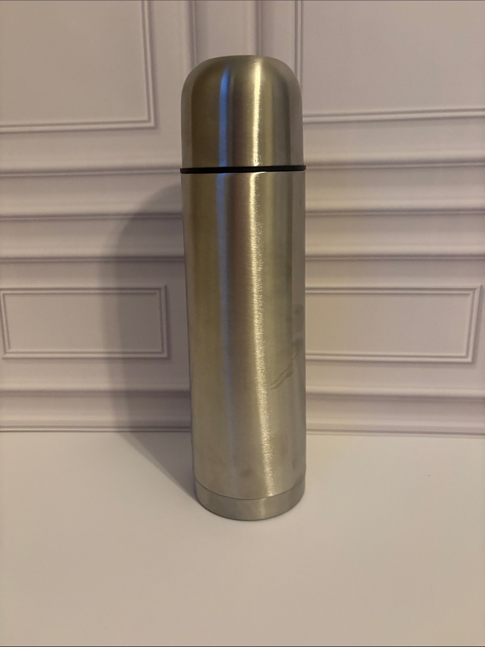 Brand New Stainless Steel Vacuum Thermos Bottle - Silver